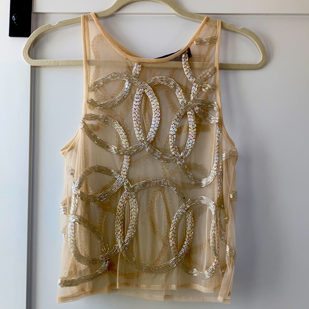 Beaded Crop Tank